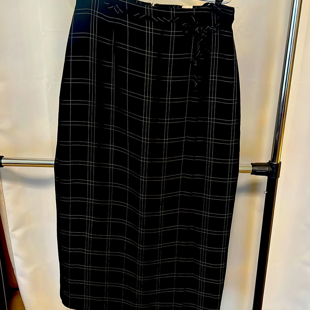 Michele plaid Pencil Skirt